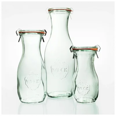 Butelka SAFTFLASCHE z pokrywką 530 ml op. 6 szt. / WECK