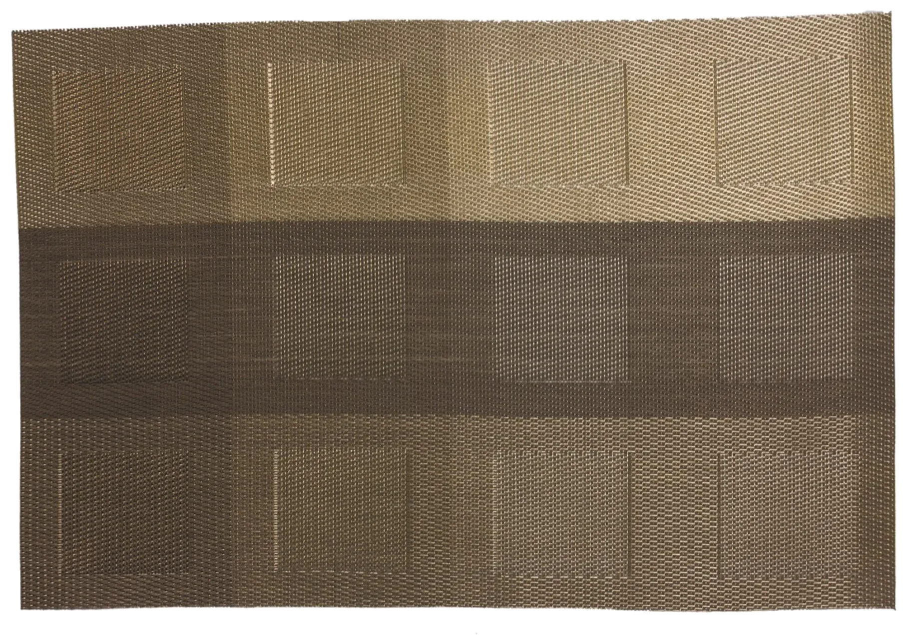 Mata stołowa 45x30 cm brązowe kwadraty - ABERT