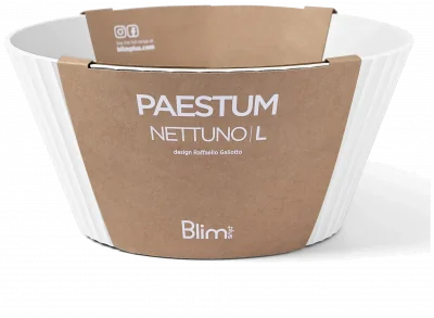 NETTUNO Misa 25 cm krystaliczny biały / BLIM PLUS