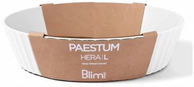 HERA Misa 25 cm krystaliczny biały / BLIM PLUS