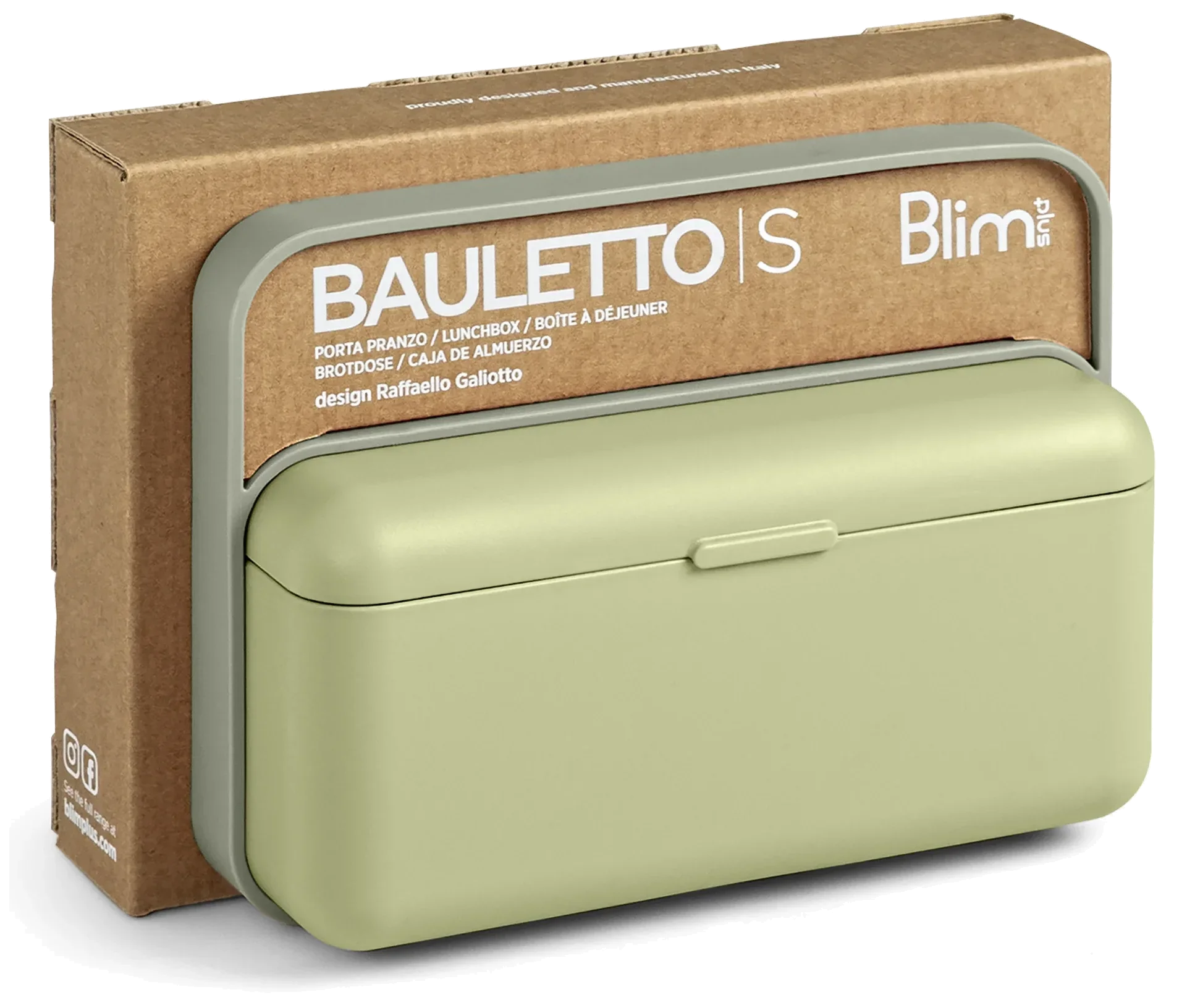 BAULETTO Lunchbox niski jasna leśna zieleń / BLIM PLUS