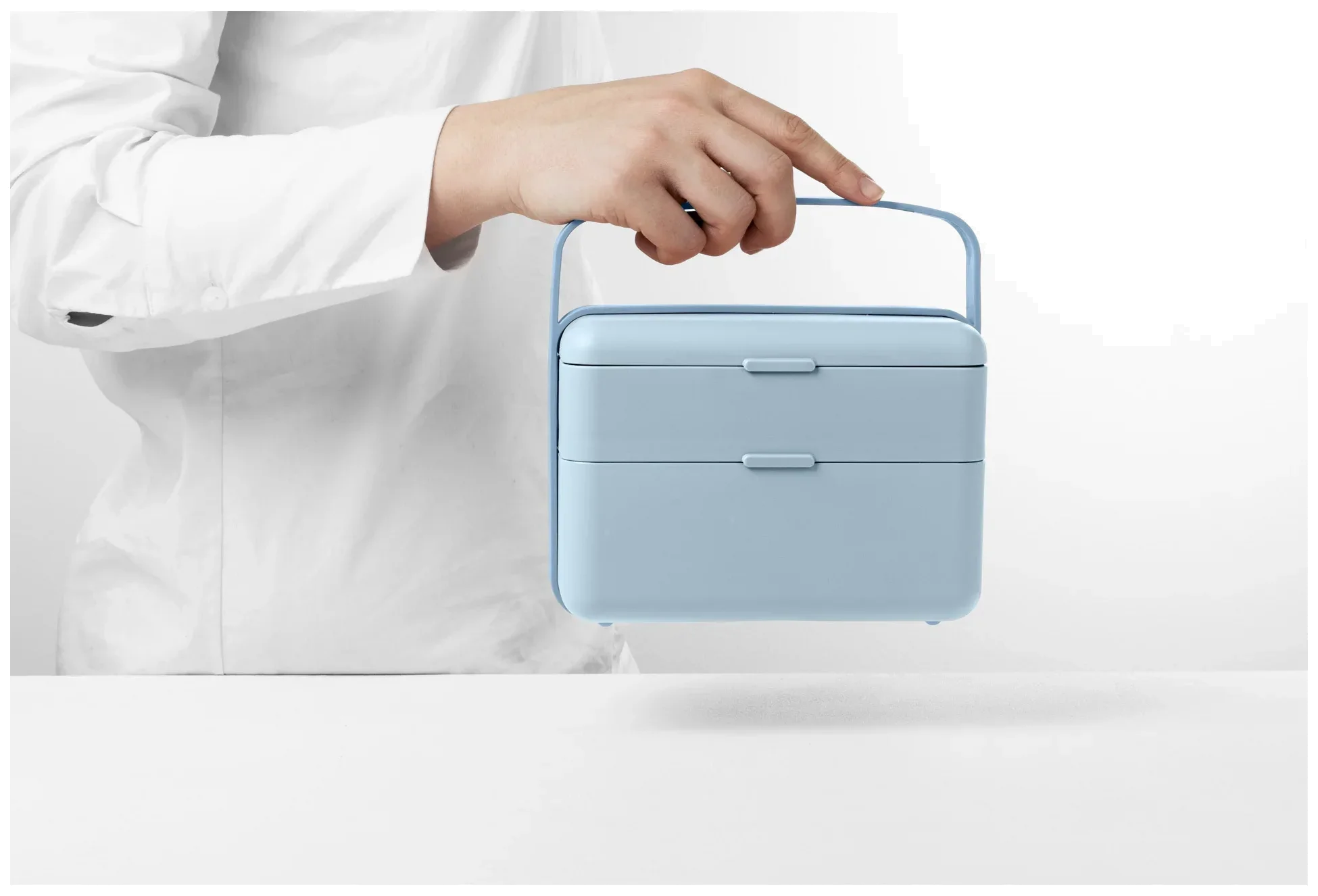 BAULETTO Lunchbox wysoki jasny oceaniczny / BLIM PLUS