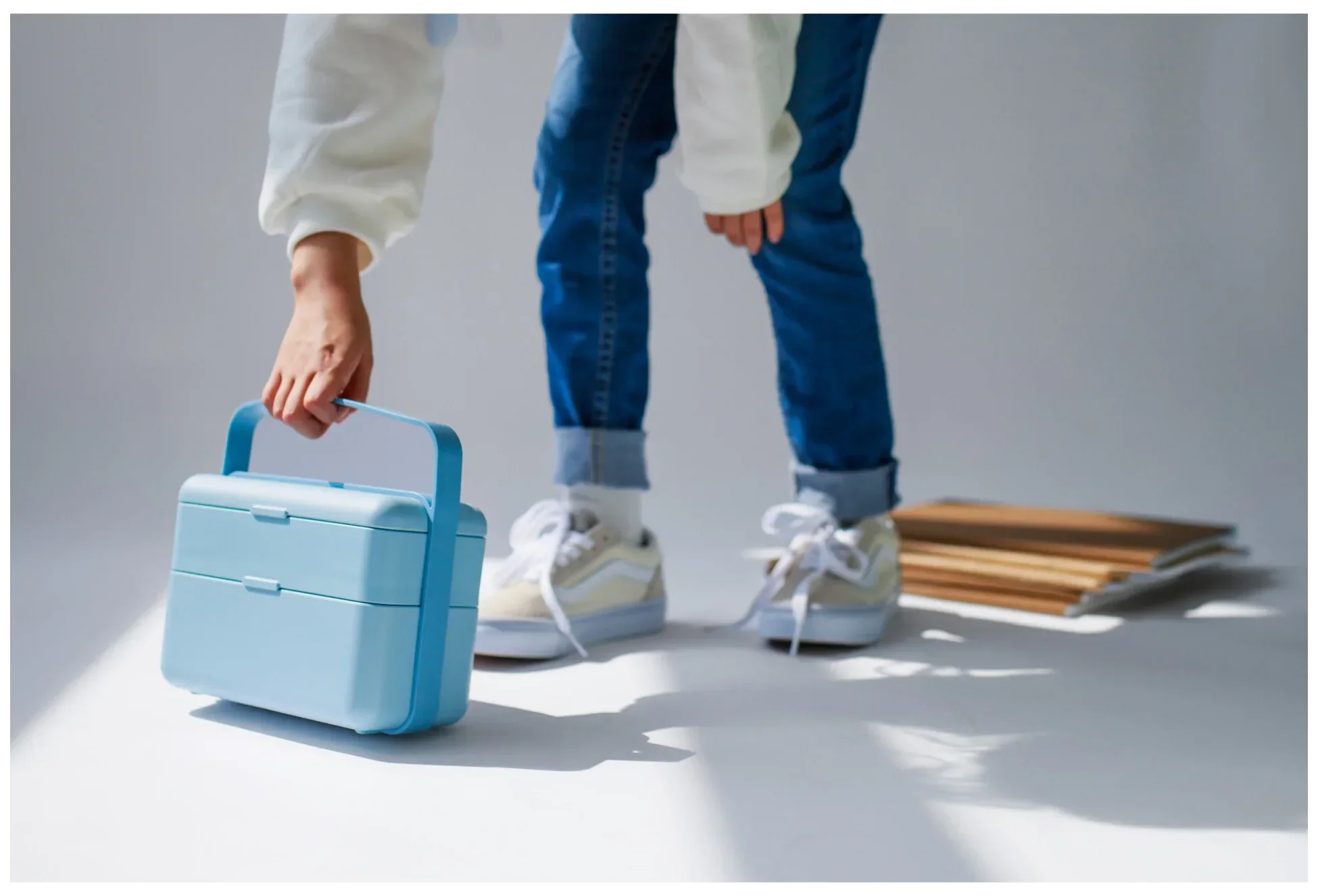 BAULETTO Lunchbox wysoki jasny oceaniczny / BLIM PLUS