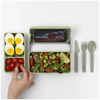 BAULETTO Lunchbox wysoki jasna leśna zieleń / BLIM PLUS