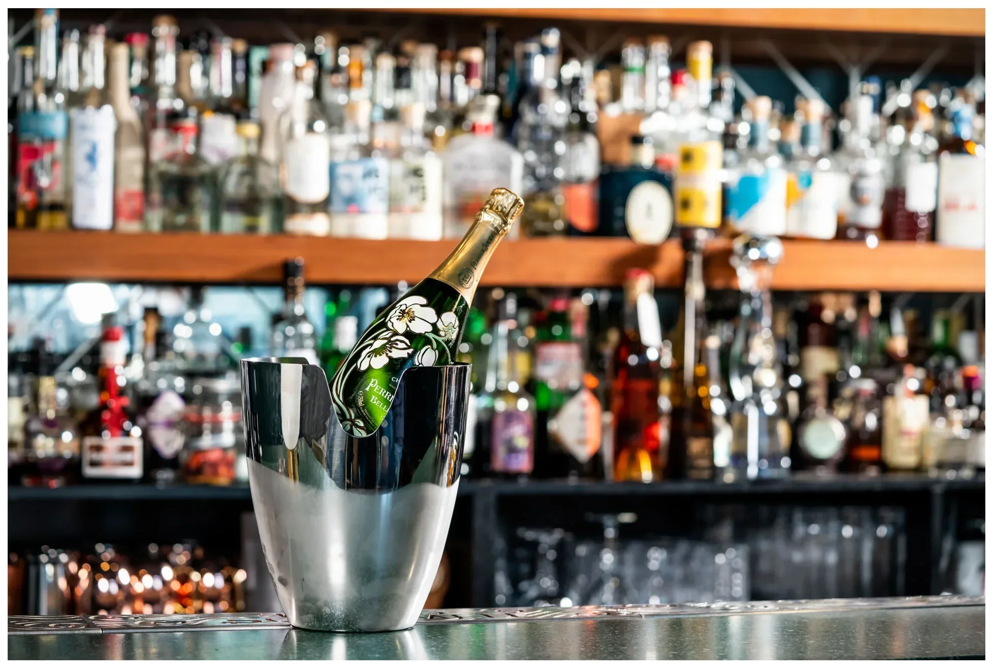 Cooler Amalfi do wina z wycięciami / BAR PROFESSIONAL