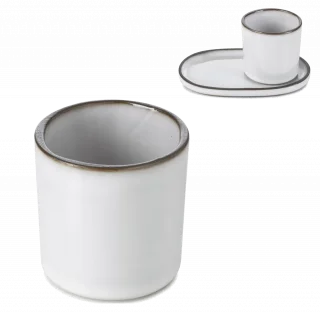 CARACTERE Filiżanka do espresso 80 ml Biała Chmura / REVOL