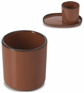 CARACTERE Filiżanka do espresso 80 ml Cynamon / REVOL