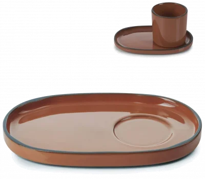 CARACTERE Spodek 13 x 8 cm Cynamon / REVOL