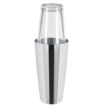 Boston Shaker stalowy 800 ml ze szklanką  / BAR PROFESSIONAL