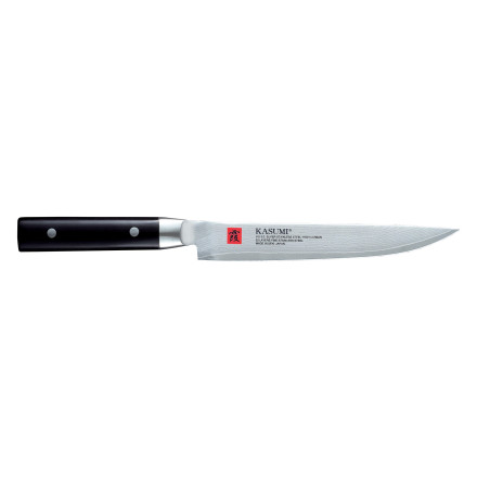 DAMASCUS Nóż japoński kuchenny wąski dł. 20 cm ze stali damasceńskiej / KASUMI