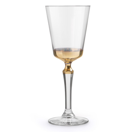 SIGNATURE 001 Kieliszek Hobstar Imperfect Gold Wine 260 ml / LIBBEY