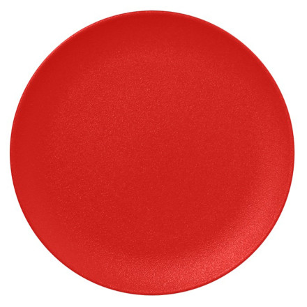 NEOFUSION Talerz płaski Ember 27 cm czerwony / RAK PORCELAIN