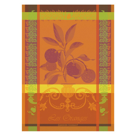 Ręcznik kuchenny LES ORANGES SANGUINE 56 x 77 cm / GARNIER THIEBAUT