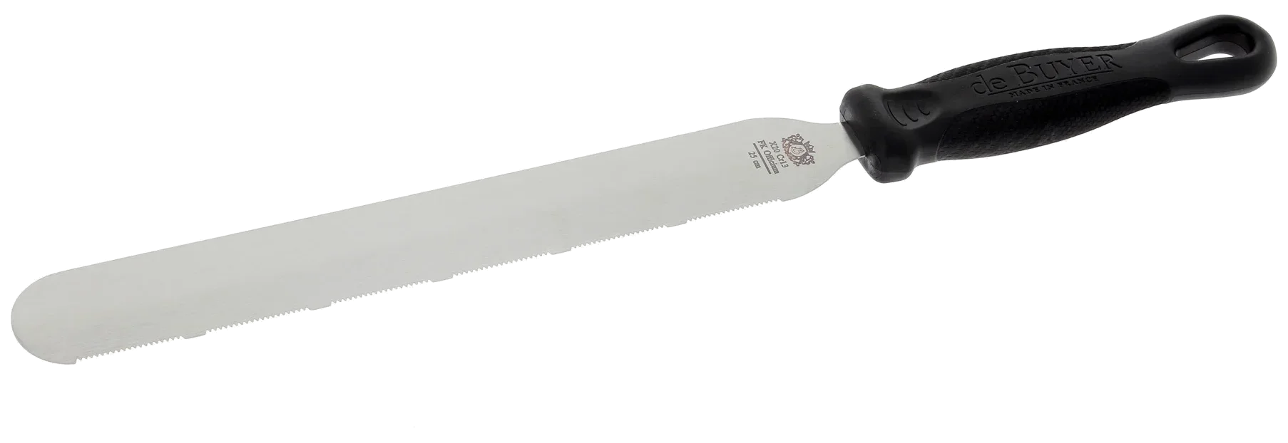 FKOOFFICIUM Łopatka do biszkoptów z ząbkowanym ostrzem 25 cm / DE BUYER