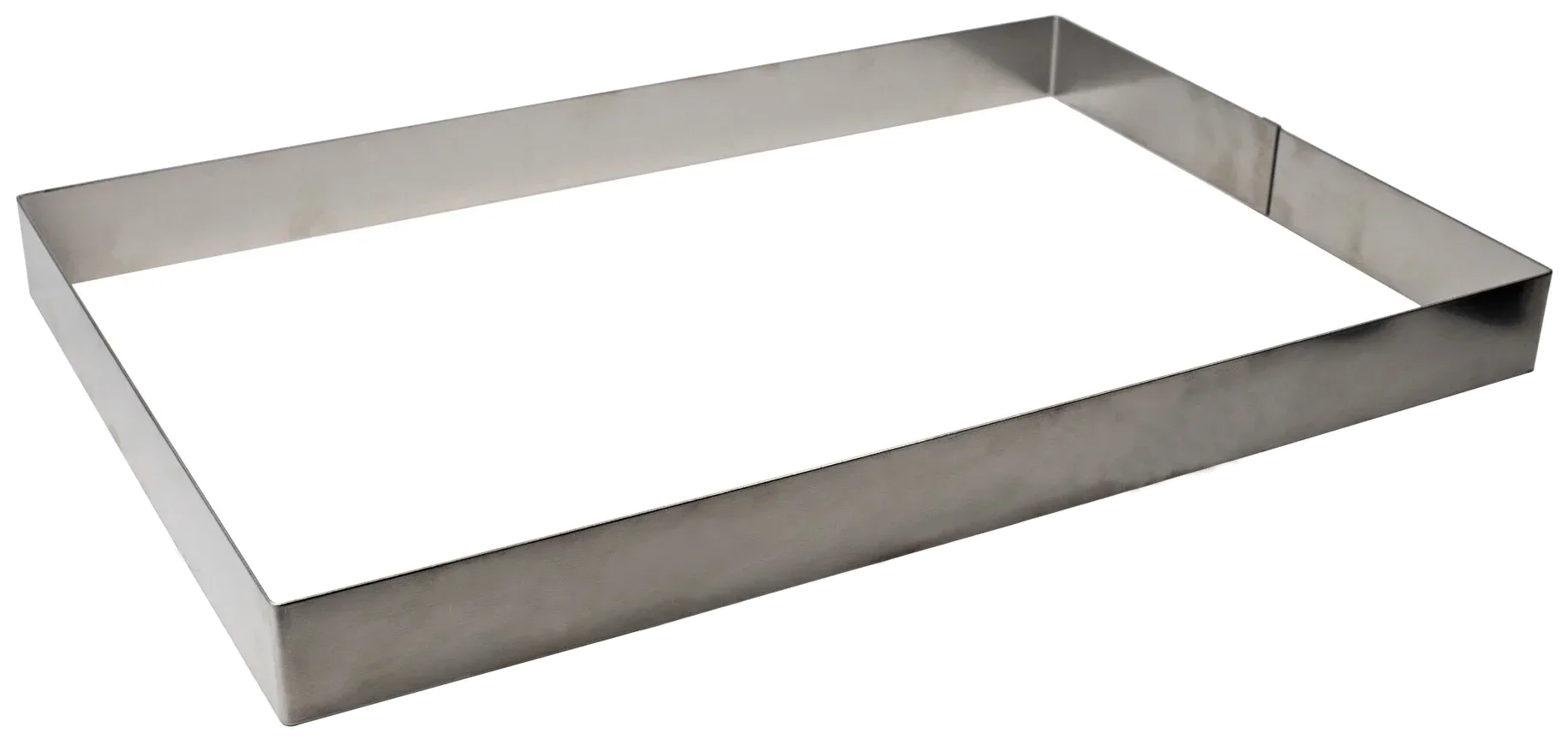 Rant prostokątny 59 x 39 cm stal nierdzewna / DE BUYER