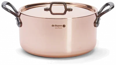 INOCUIVRE TRADITION Garnek z pokrywką 5,4 l / DE BUYER / DE BUYER