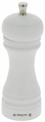 JAVA Młynek do pieprzu 14 cm biały matowy / DE BUYER