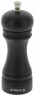 JAVA Młynek do pieprzu 14 cm czarny matowy / DE BUYER