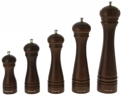 JAVA Młynek do pieprzu 18 cm ciemny brąz / DE BUYER