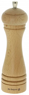 JAVA Młynek do soli 18 cm naturalny / DE BUYER