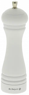 JAVA Młynek do soli 18 cm biały matowy / DE BUYER