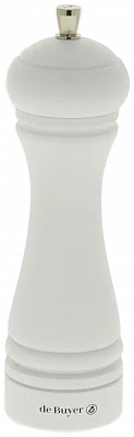 JAVA Młynek do soli 18 cm biały matowy / DE BUYER