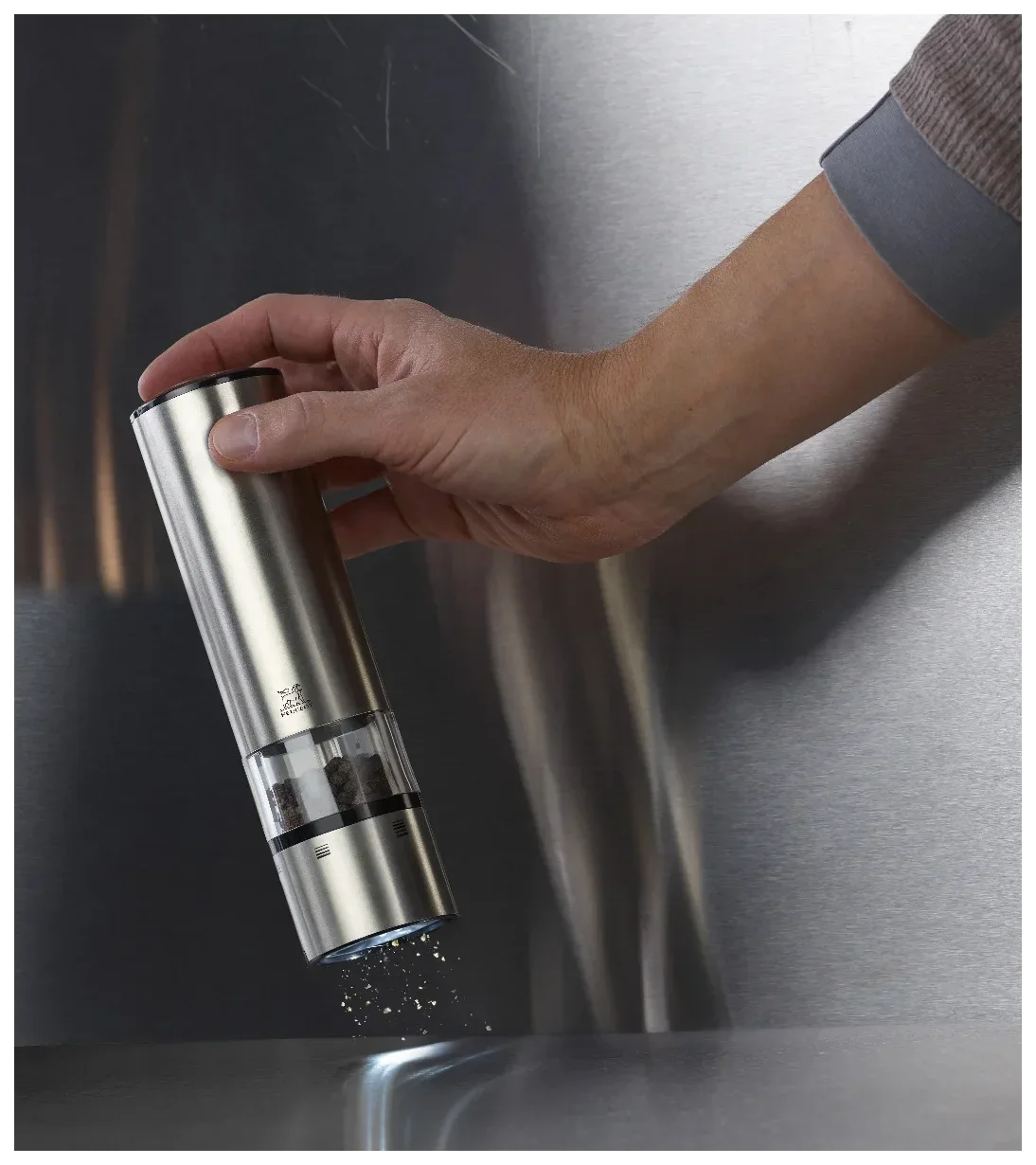 ELIS SENSE Młynek elektryczny do soli 20 cm inox / PEUGEOT