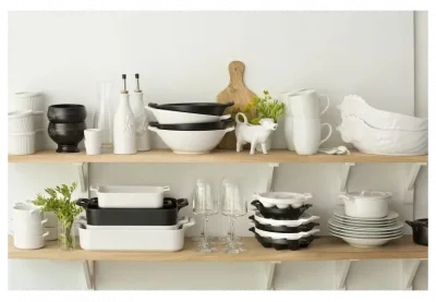 BELLE CUISINE NOIR Talerz na ślimaki czarny / REVOL