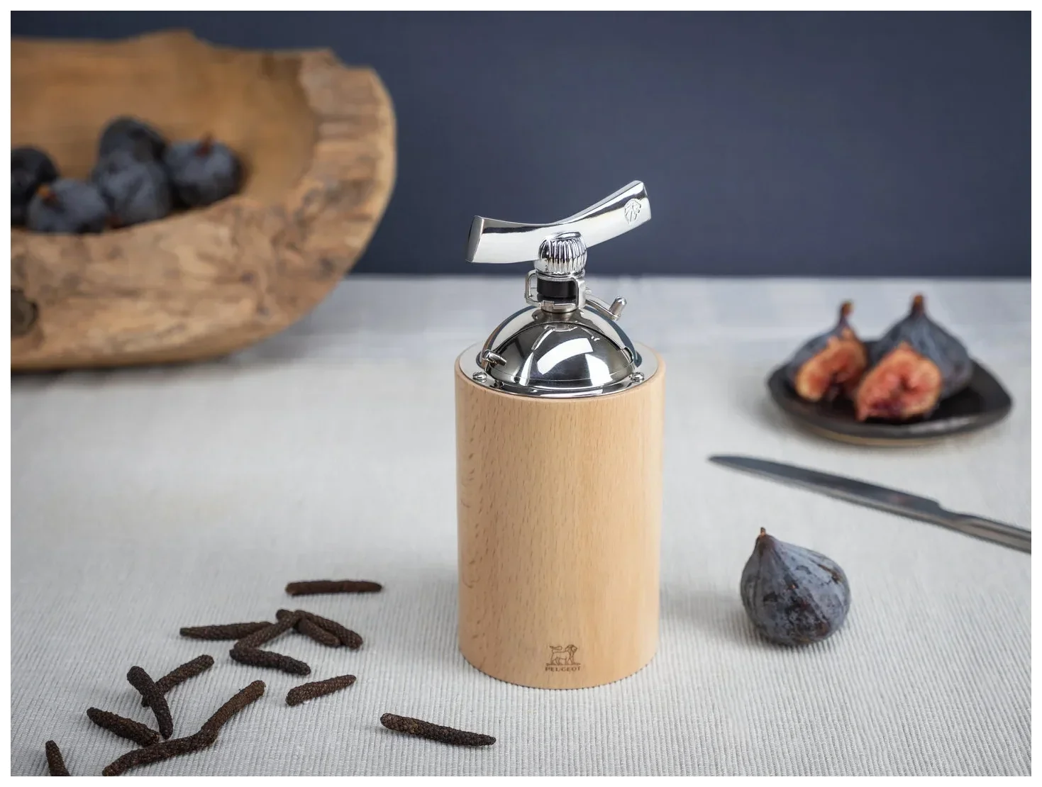 ISEN Młynek do długiego pieprzu i przypraw 16 cm naturalny / PEUGEOT