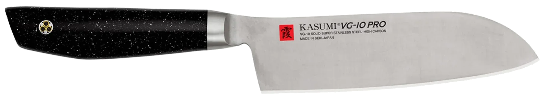 VG-10 PRO Nóż japoński Santoku mały kuty 13 cm / KASUMI