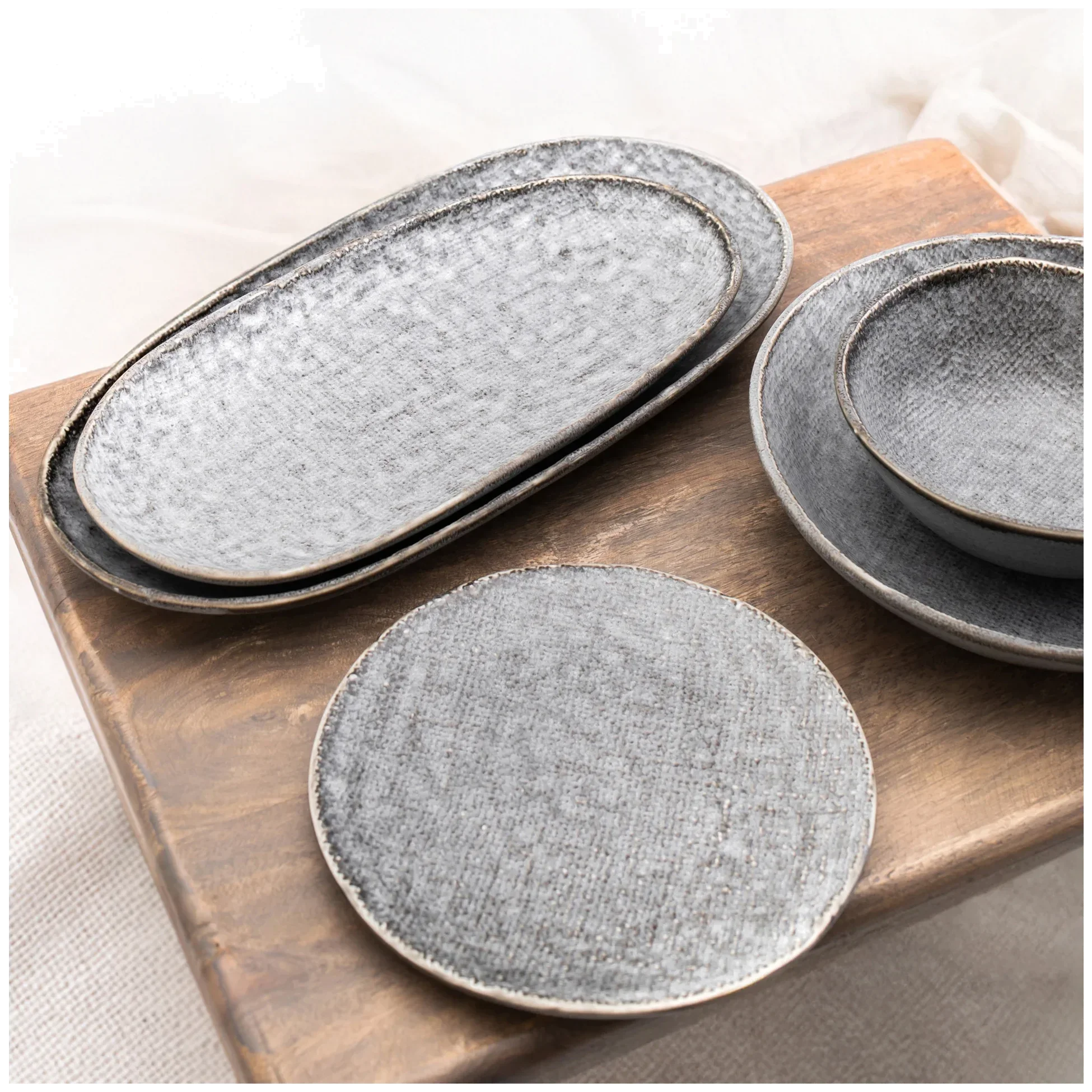 LEN Talerz płaski 18 cm / VERLO