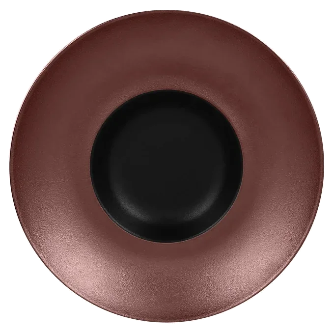 METALFUSION Talerz głęboki gourmet brązowy 26 cm / RAK PORCELAIN