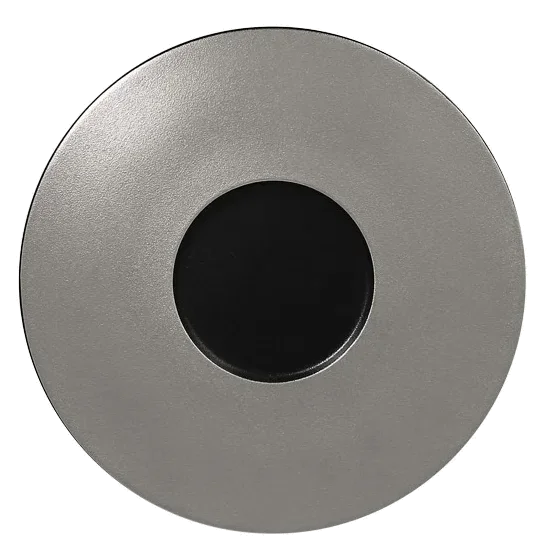 METALFUSION Talerz płaski gourmet srebrny 29 cm / RAK PORCELAIN