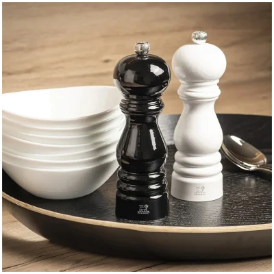 PARIS Zestaw młynków czarny-biały 18 cm / PEUGEOT