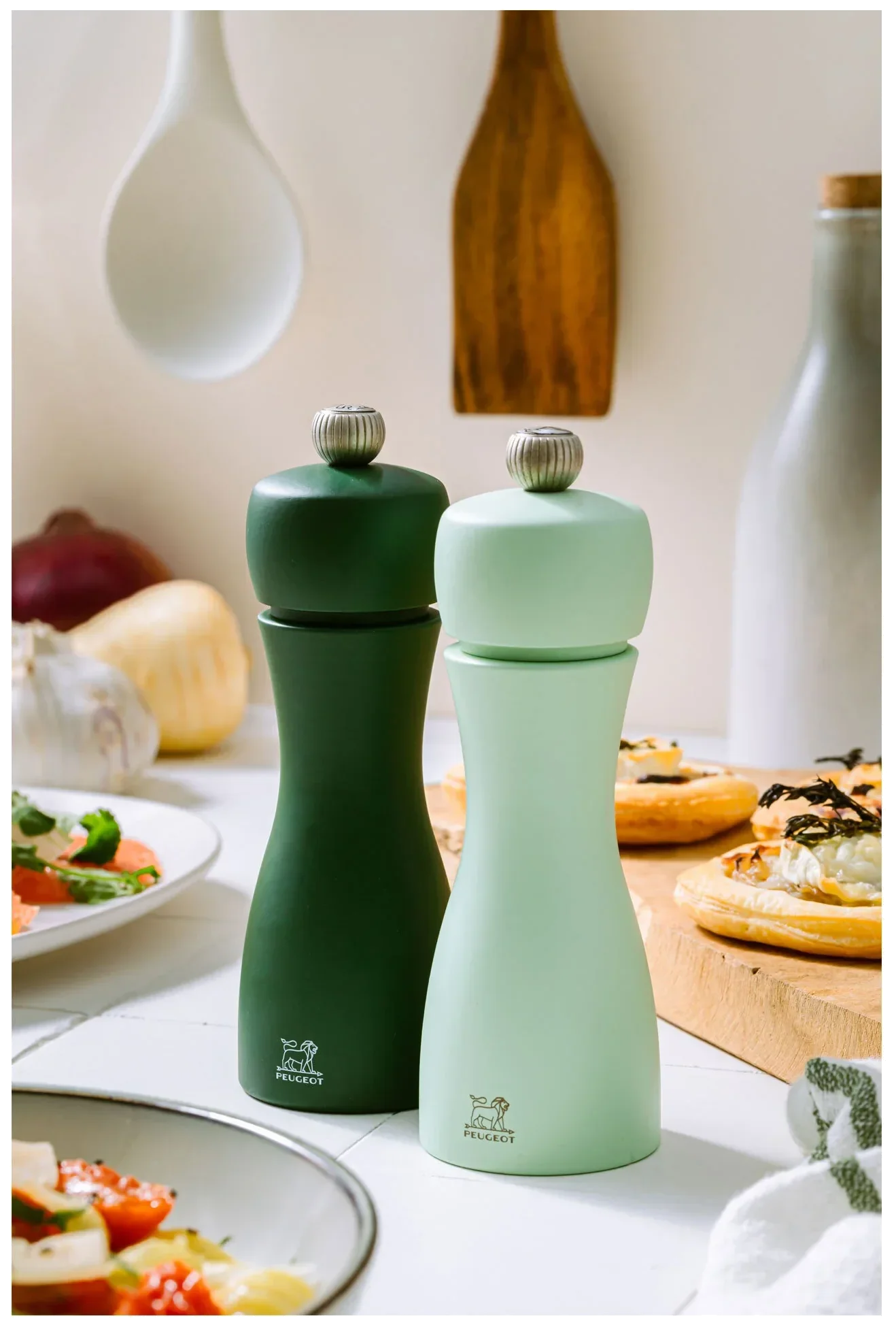 TAHITI DUO Zestaw do soli i pieprzu 15 cm Water / PEUGEOT