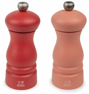 DUO CLERMONT Zestaw młynków 13cm Brick Red & Flame Red czerwony / PEUGEOT