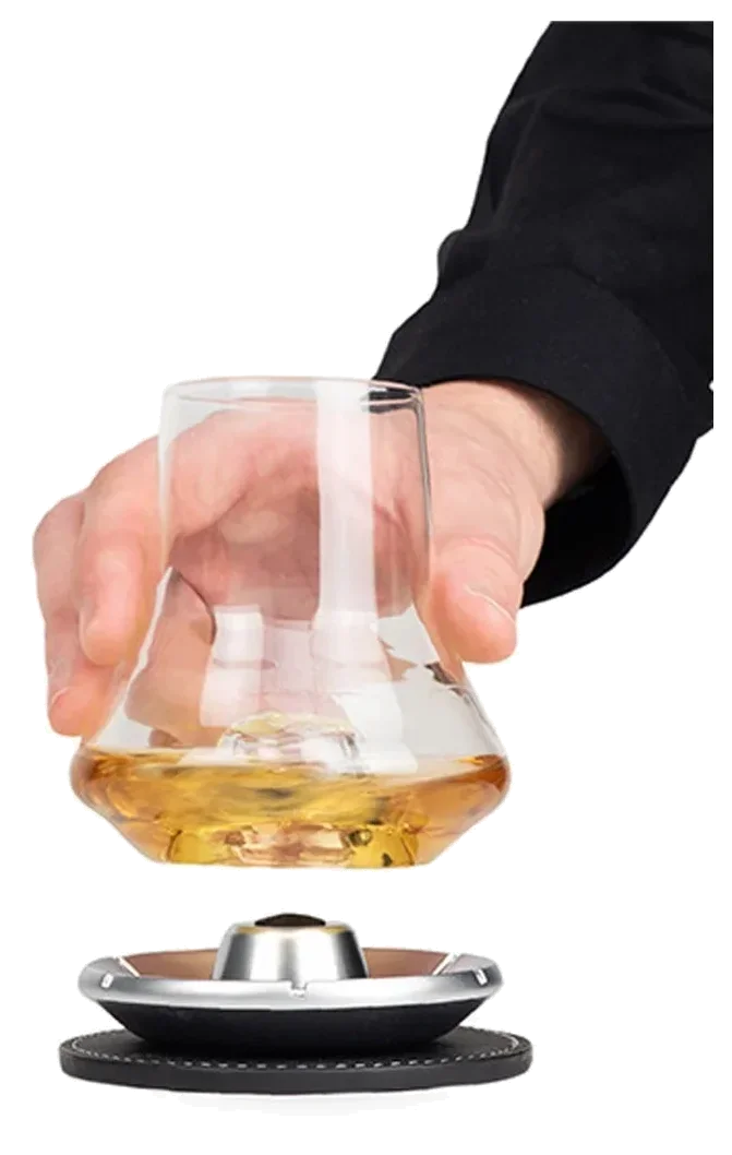 LES IMPITOYABLES  Szklanka do degustacji whisky z podstawą chłodzącą / PEUGEOT