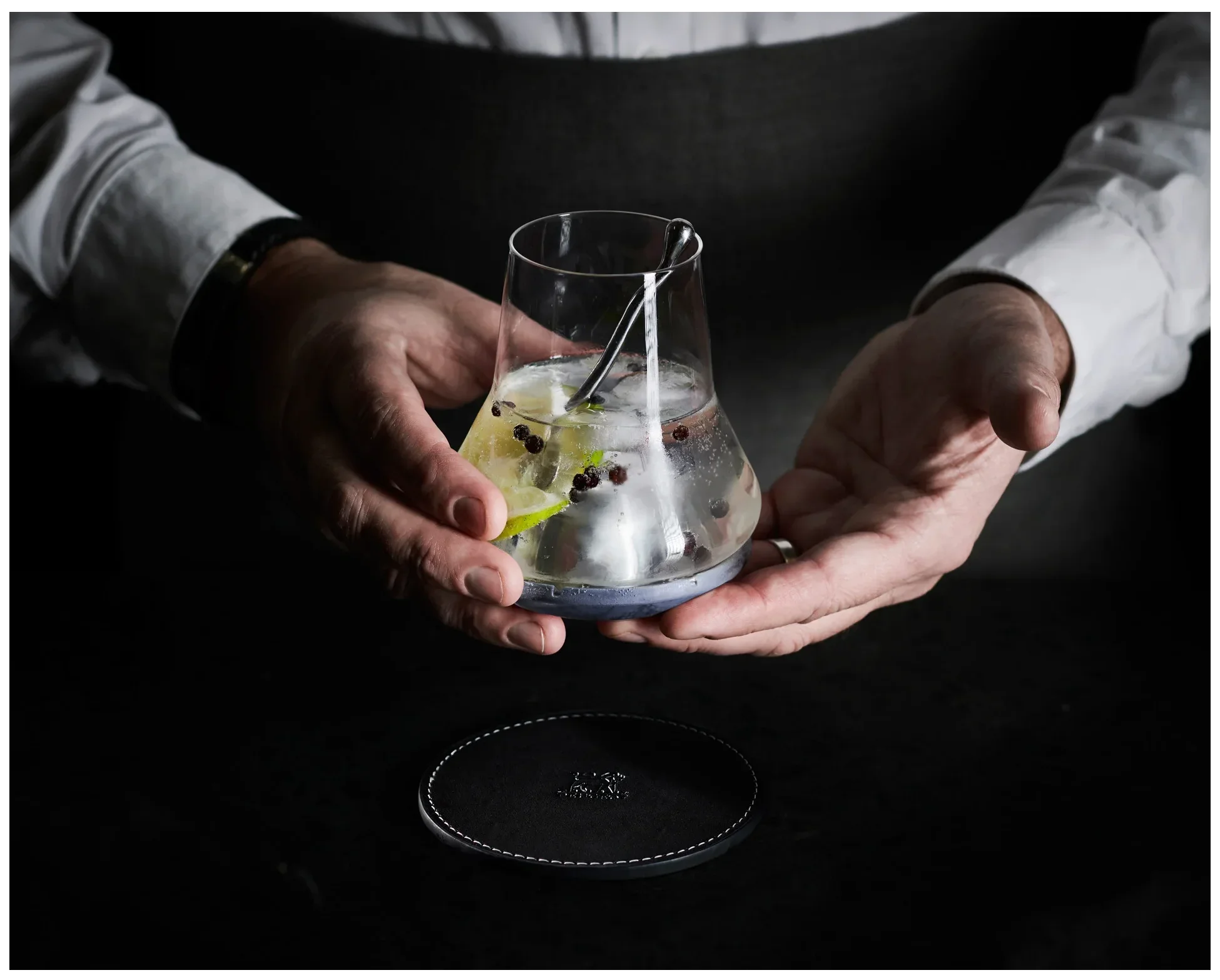 LES IMPITOYABLES  Szklanka do degustacji whisky z podstawą chłodzącą / PEUGEOT