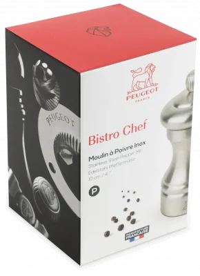BISTRO CHEF Młynek do pieprzu 10 cm stalowy / PEUGEOT
