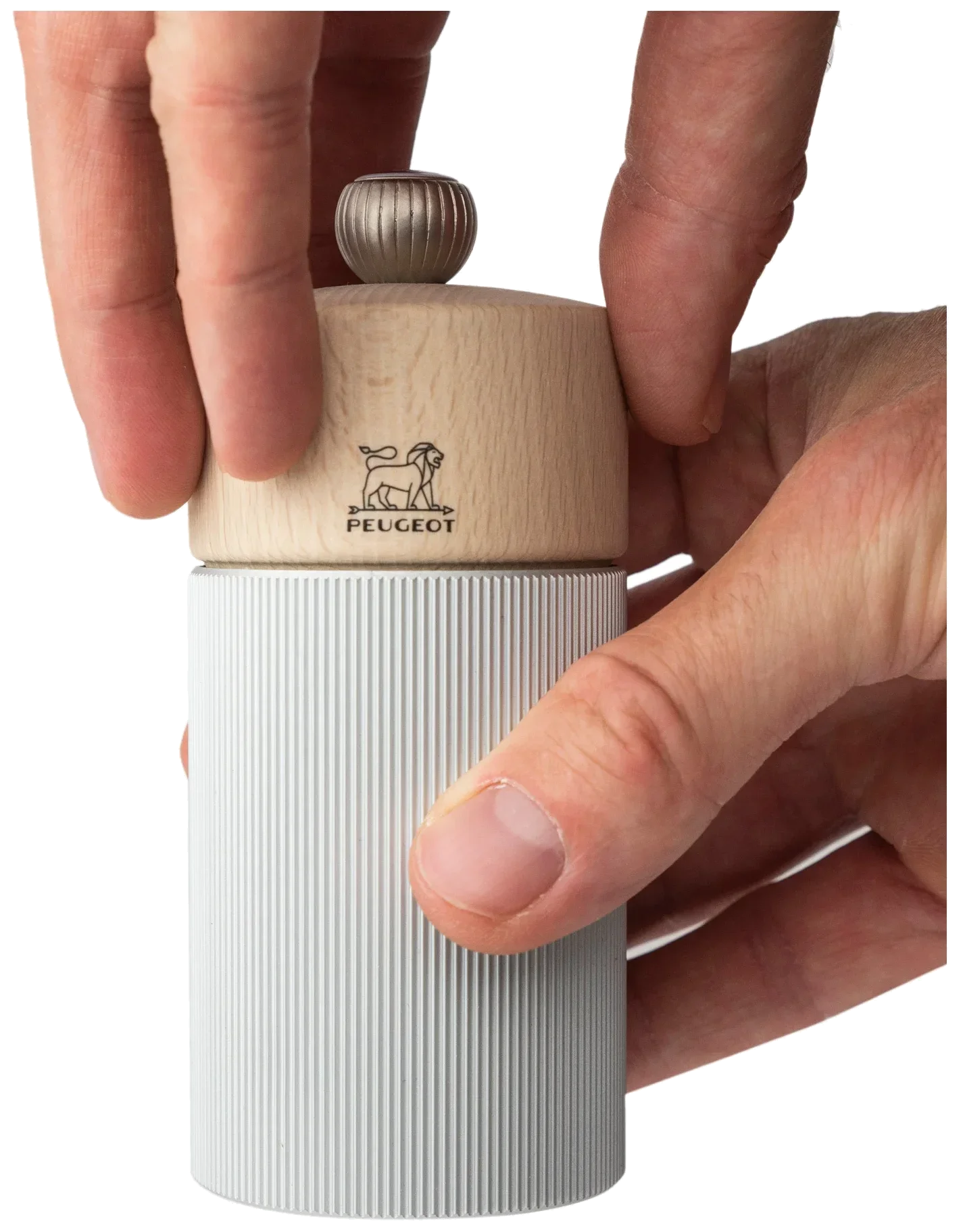 LINE Młynek do soli 12 cm Natural Aluminium / PEUGEOT