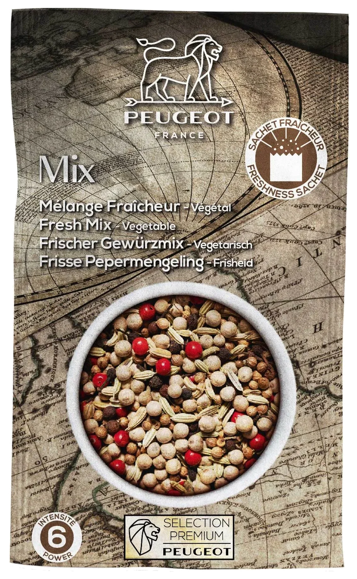 FRESH BLEND Mieszanka pieprzu i ziół 60 g / PEUGEOT