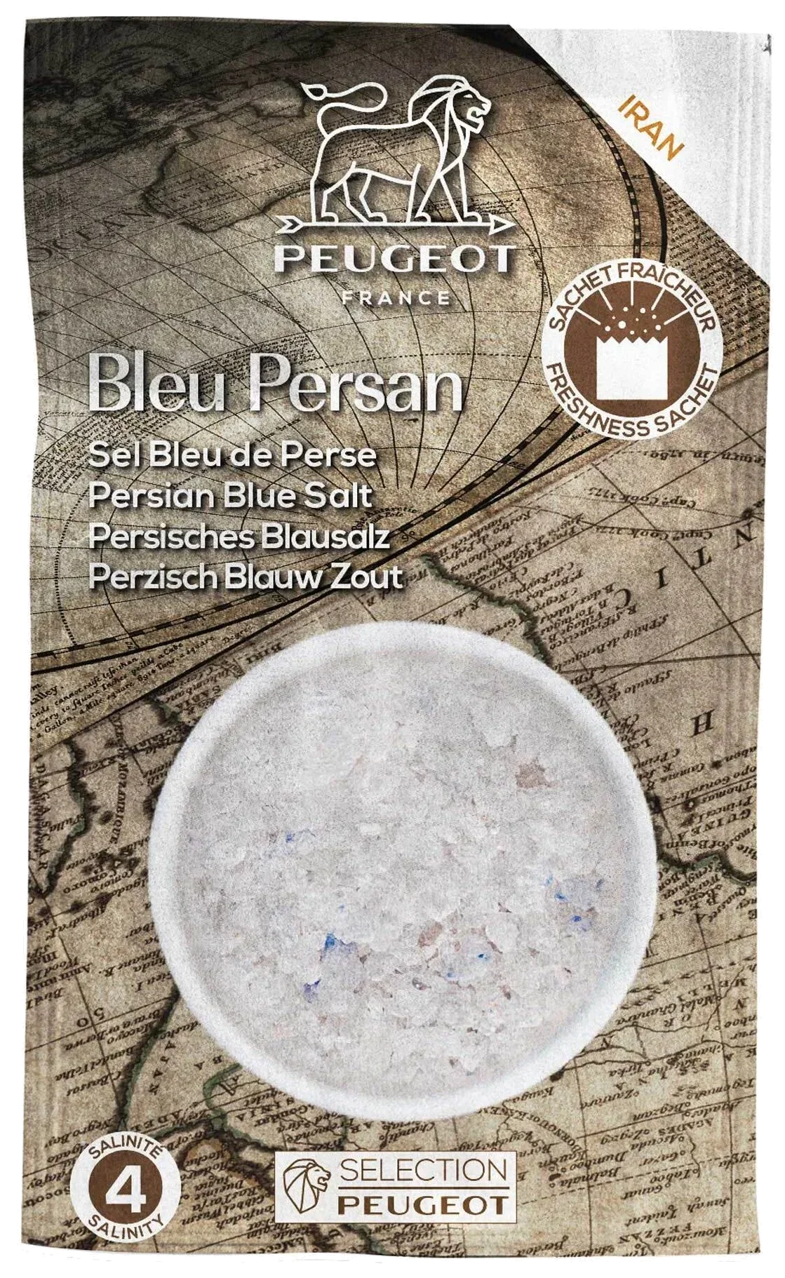 BLUE SALT Sól niebieska perska Iran 150 g / PEUGEOT