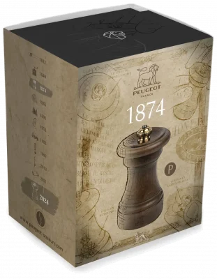 Młynek do pieprzu 10 cm brązowy 1874 - PEUGEOT