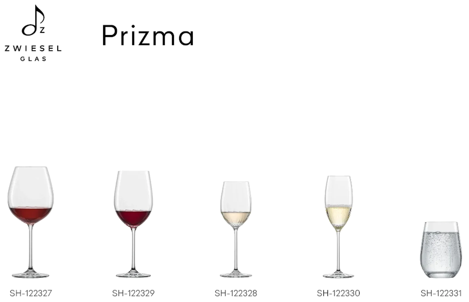 PRIZMA Kieliszek do wina białego 296 ml, kpl. 2 szt.  / ZWIESEL GLAS