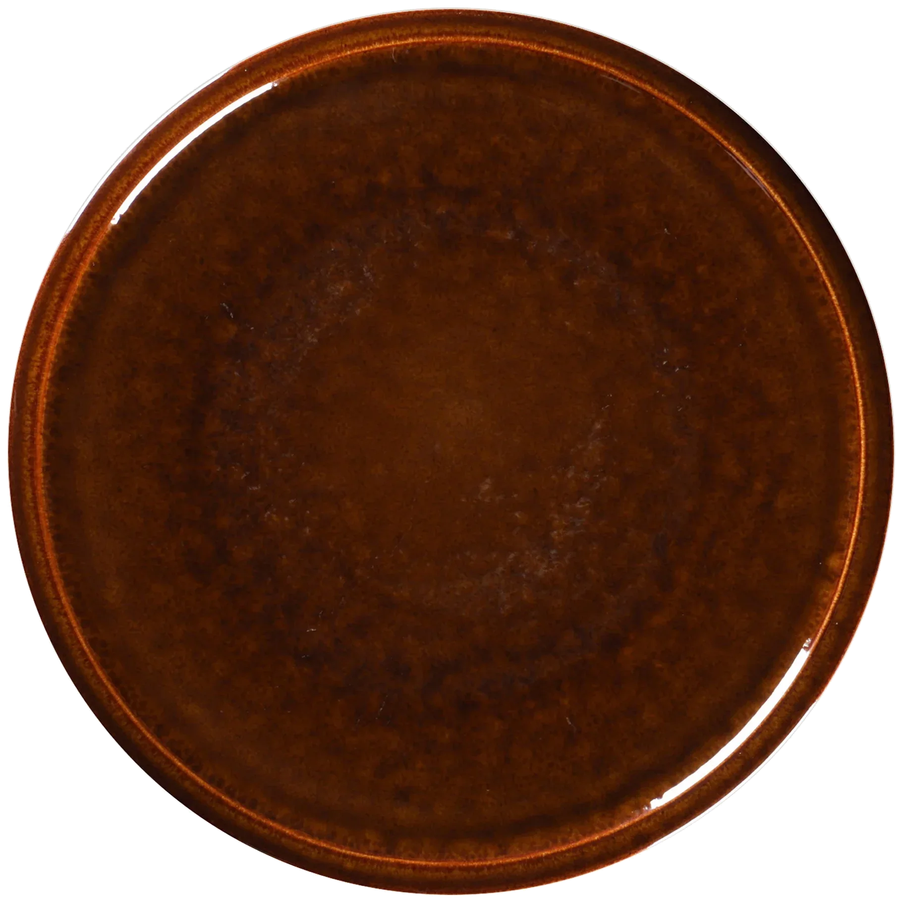 EASE RAKSTONE Talerz płaski 32 cm bursztynowy / RAK PORCELAIN