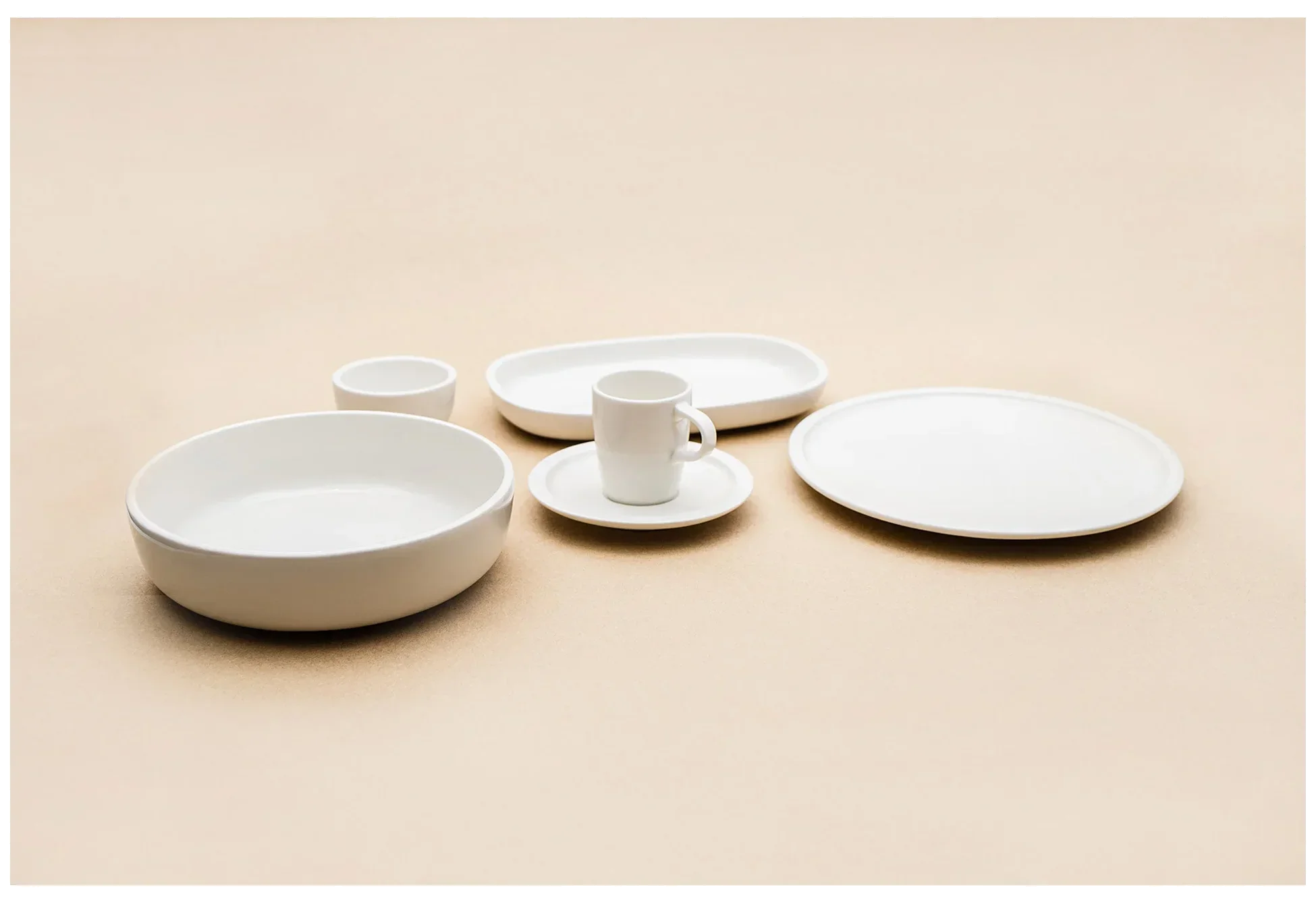 EASE RAKSTONE Miska 20 cm 1200 ml biała / RAK PORCELAIN