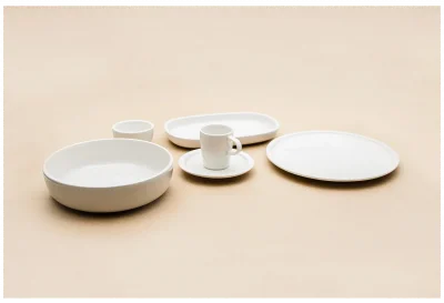 EASE RAKSTONE Spodek 16,3 cm biały / RAK PORCELAIN