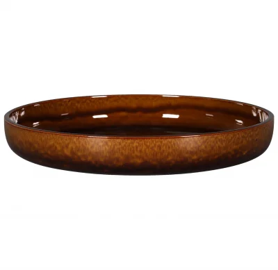 EASE RAKSTONE Talerz głęboki 29,5 cm bursztynowy / RAK PORCELAIN