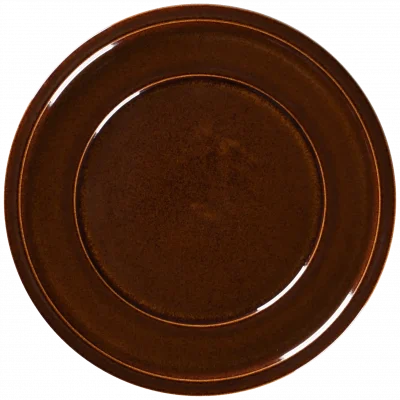 EASE RAKSTONE Talerz płaski 24 cm bursztynowy / RAK PORCELAIN