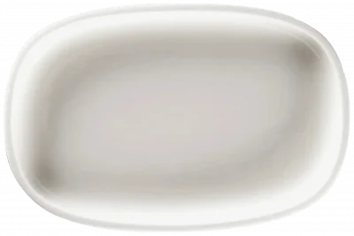 EASE RAKSTONE Półmisek 23x15 cm biały / RAK PORCELAIN